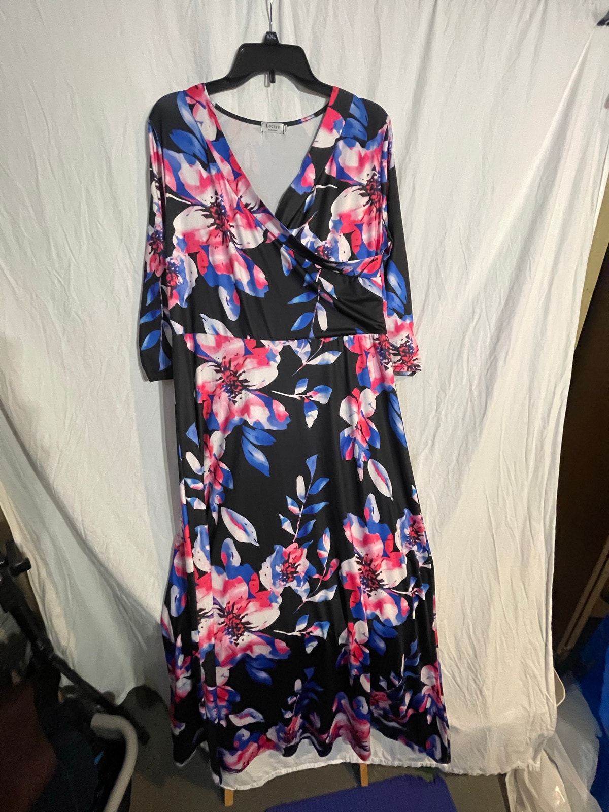 Womens Xl Floral Maxi Dress